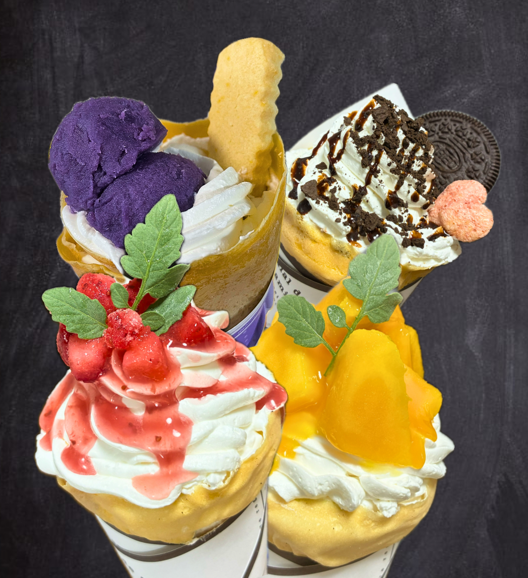 沖縄黒糖クレープ